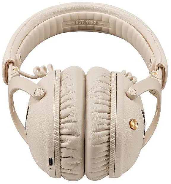 Навушники з мікрофоном Marshall Monitor III A.N.C Cream (1009077) - фото 2