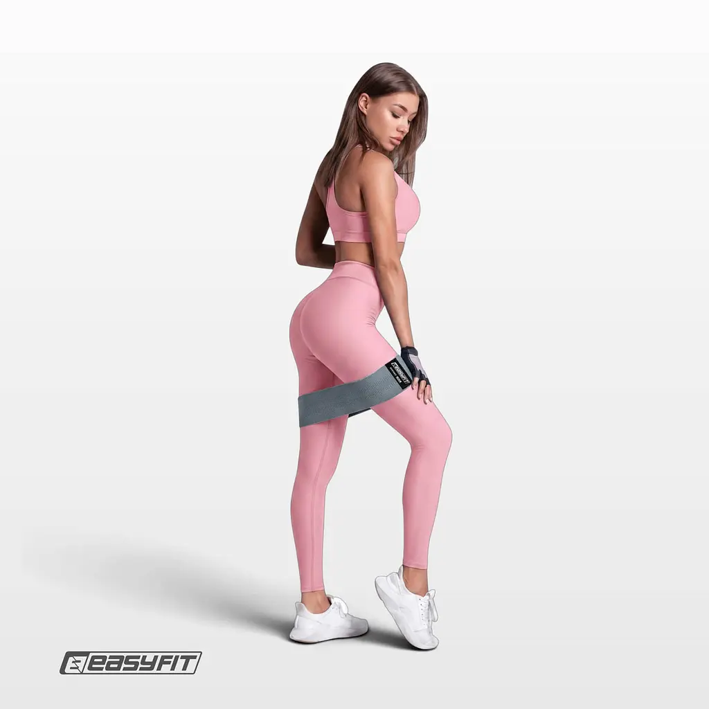 Тканинна гумка для фітнесу EasyFit MEDIUM - фото 7