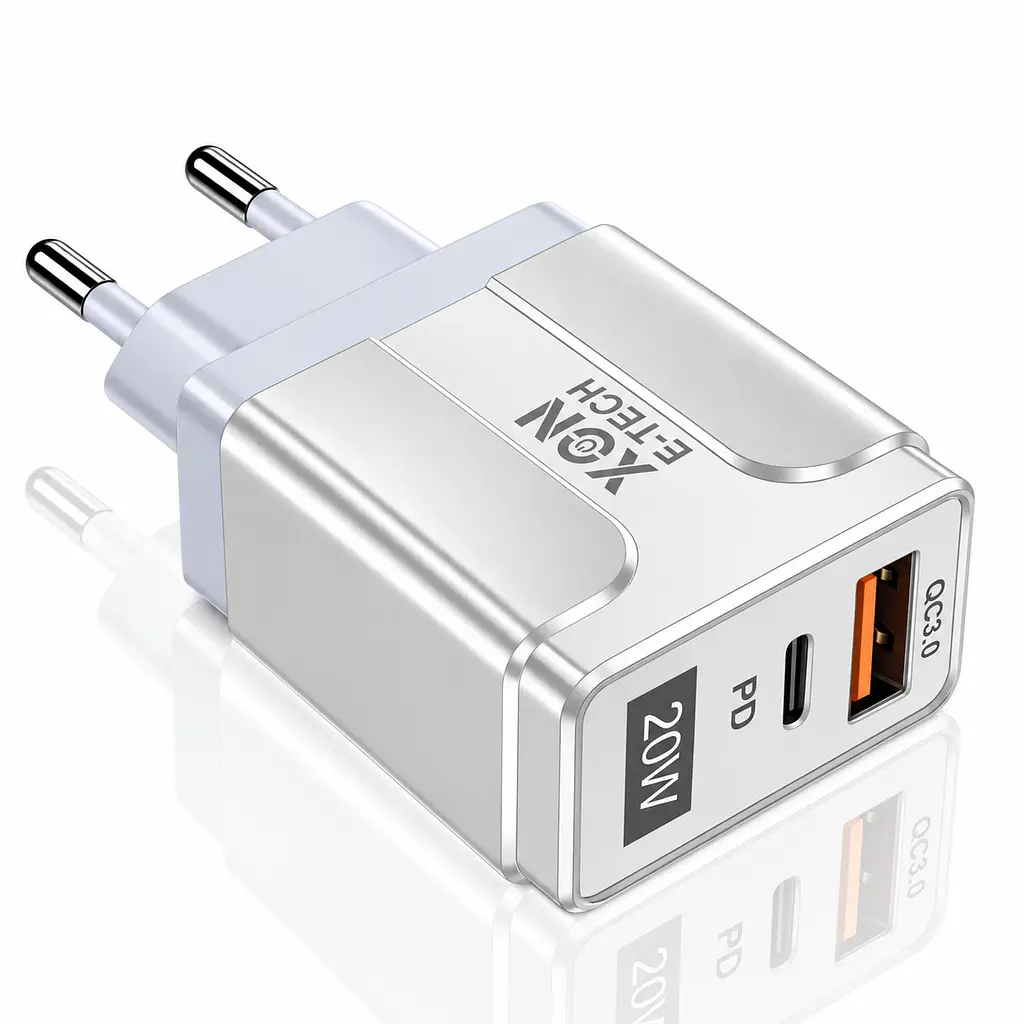 Зарядний пристрій XON PowerCharge 20W (PD20) USB Type-C (PCWA020020A1С1W 6143) Білий - фото 2