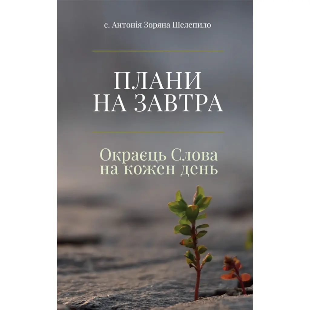 Плани на завтра: Окраєць Слова на кожен день - Антонія Зоряна Шелепило