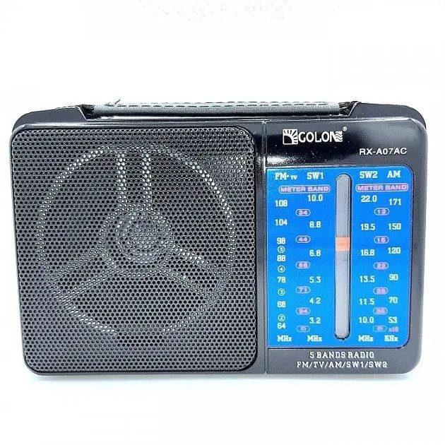 Радіоприймач всехвильовий Golon RX-A07AC Black (3_03032) - фото 3
