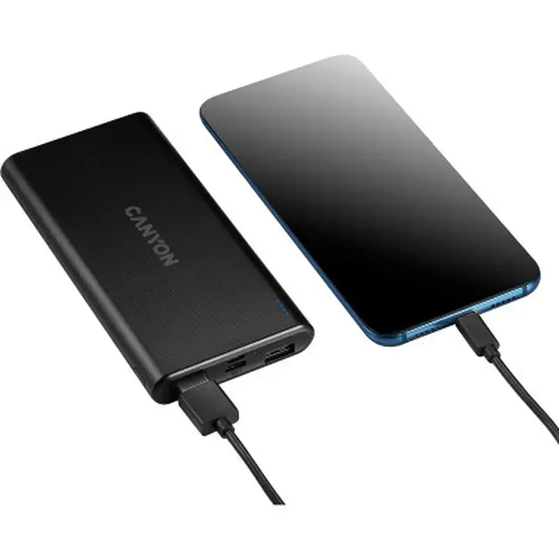 Батарея універсальна Canyon PB-106 10000mAh Input 5V/2A, Output 5V/2.1A(Max) (CNE-CPB1006B) - фото 4