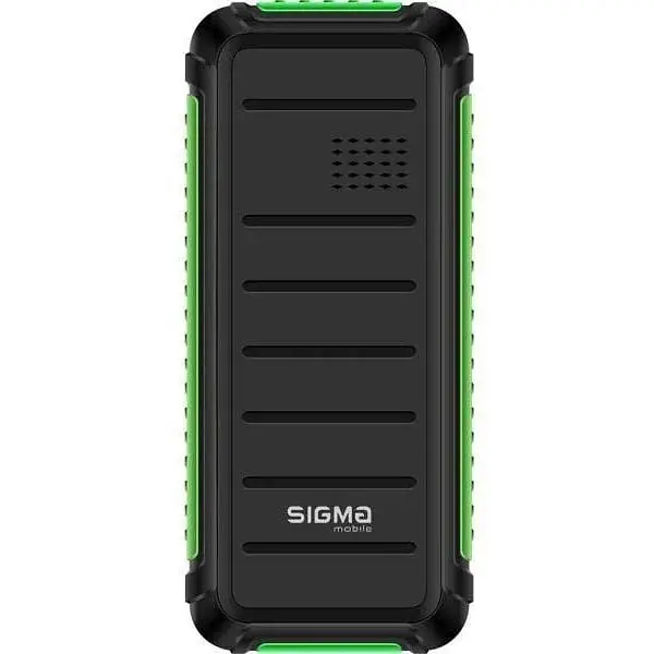 Телефон Sigma mobile X-style 18 Track черный с зеленым - фото 4