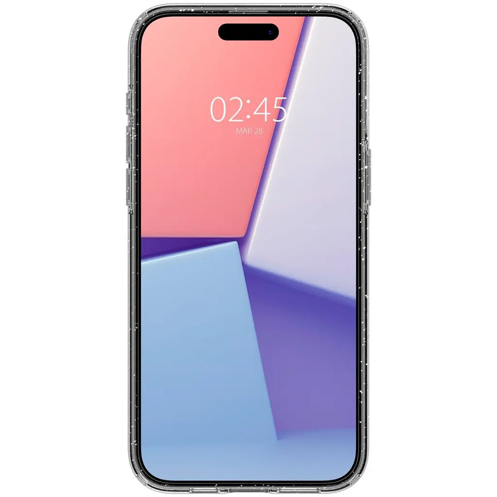 Чехол для мобильного телефона Spigen Apple iPhone 15 Pro Liquid Crystal Glitter Crystal Quartz (ACS06701) - фото 2