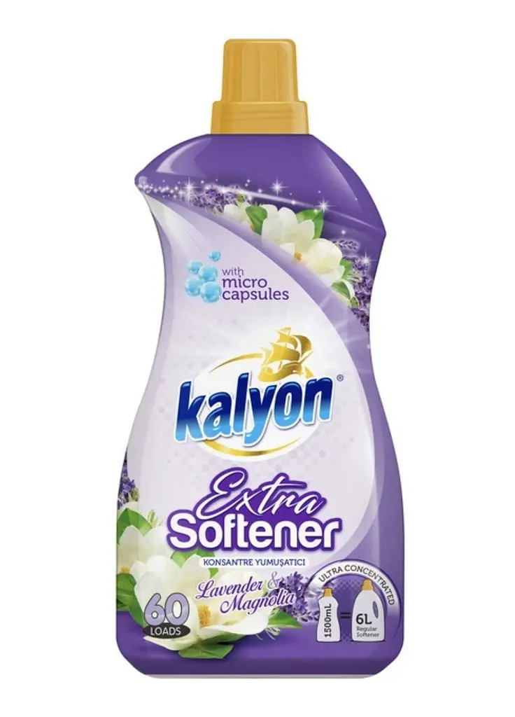 Пом'якшувач для білизни KALYON Extra Лаванда/Магнолія 1500 мл (60 циклів)