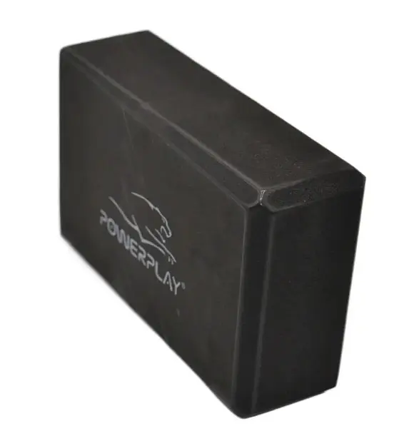 Блоки для йоги PowerPlay 4006 Yoga Brick EVA 2 шт Чорні (PP_4006_Black_2in) - фото 2