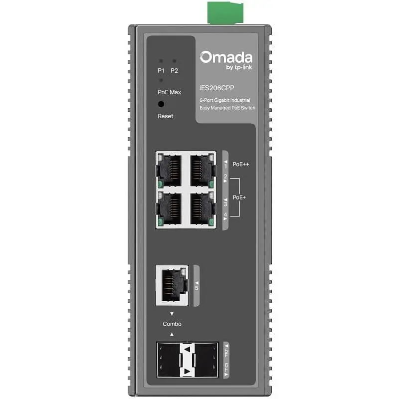 Комутатор TP-Link 6-портовий гігабітний промисловий IES206GPP (IES206GPP) - фото 2