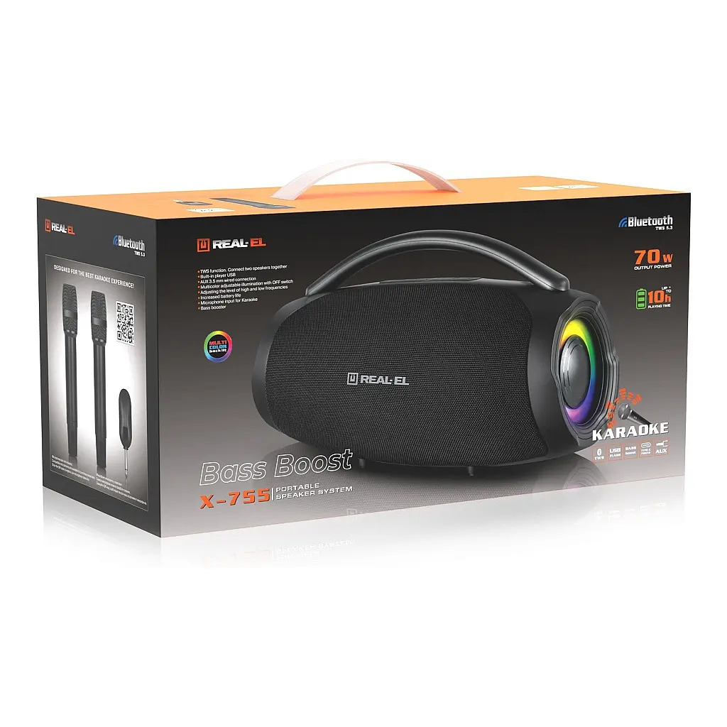 Акустична система REAL-EL X-755 Black (EL121600031) - фото 12