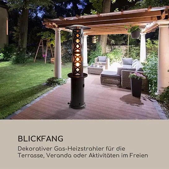 Газовий обігрівач blumfeldt Goldflame Style 11.2 кВт (10035140) - фото 5