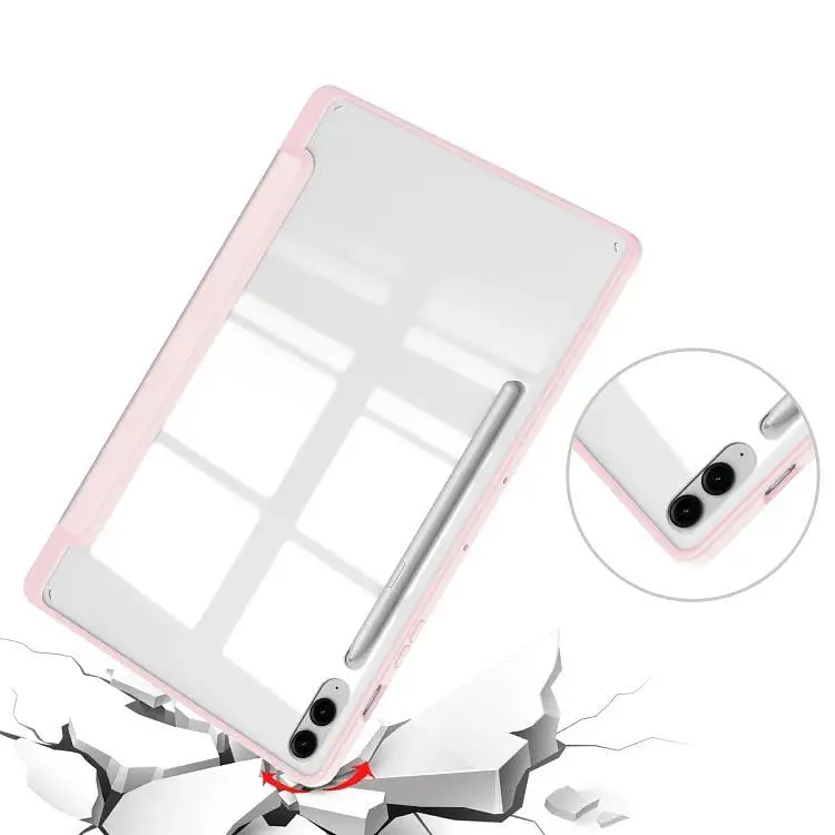 Чехол-книжка BeCover Soft Edge с креплением для стилуса для Samsung Galaxy Tab S10 Plus SM-X820/SM-X826 12.4" Pink (712256) - фото 4