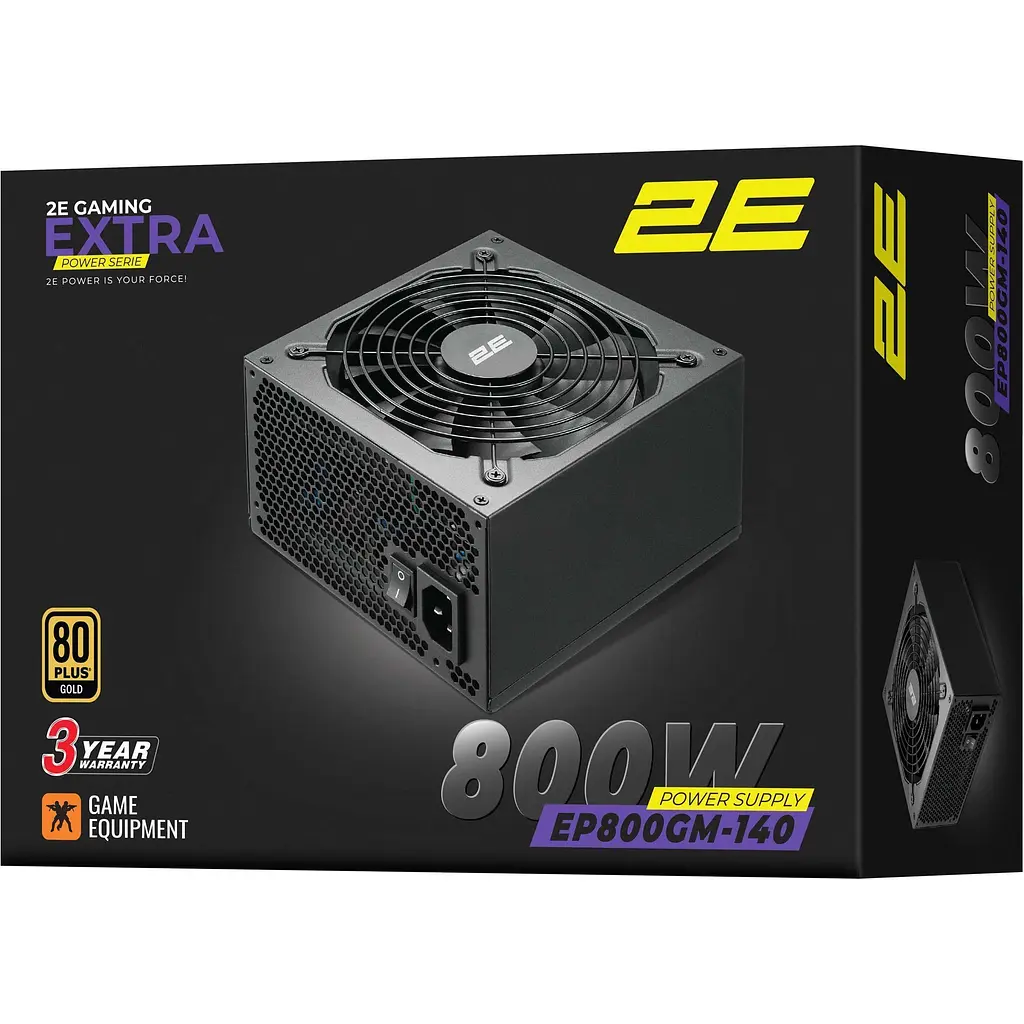 Блок живлення 2E Gaming Extra Power 800W (2E-EP800GM-140) [140623] - фото 11