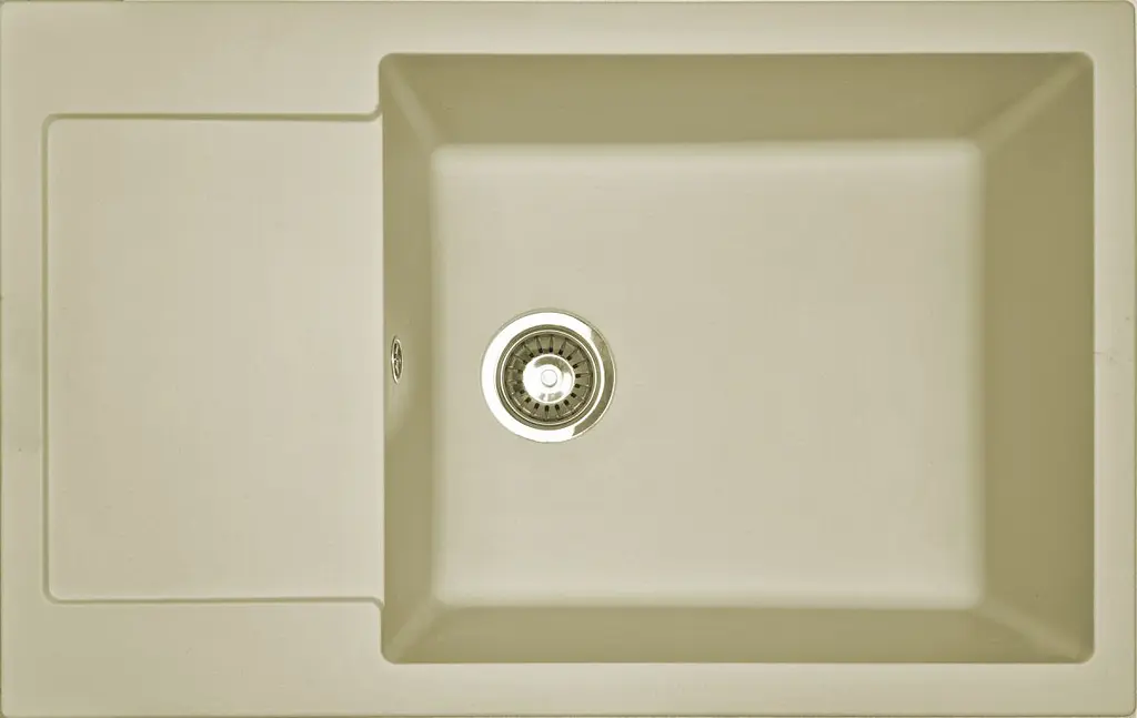 Кухонна мийка Adamant GENERAL ivory 775x495x200 мм, з крилом 77,5 см - фото 3
