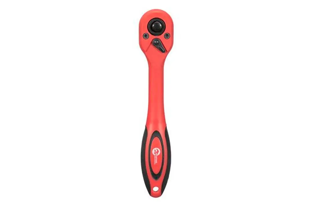 Трещотка вороток с храповым механизмом Intertool изогнутая 1/4" х 72T Pro - фото 2