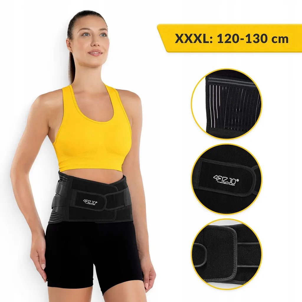 Пояс (бандаж) для поперекового відділу хребта 4FIZJO 4FJ0496 Size XXXL (P-5907739317599) - фото 13