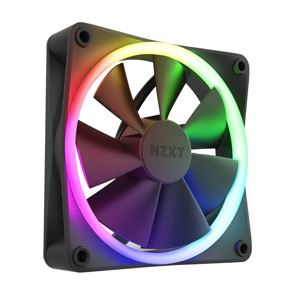 Кулер до корпусу NZXT F140RGB Twin (Black) (RF-R14DF-B1) - фото 2