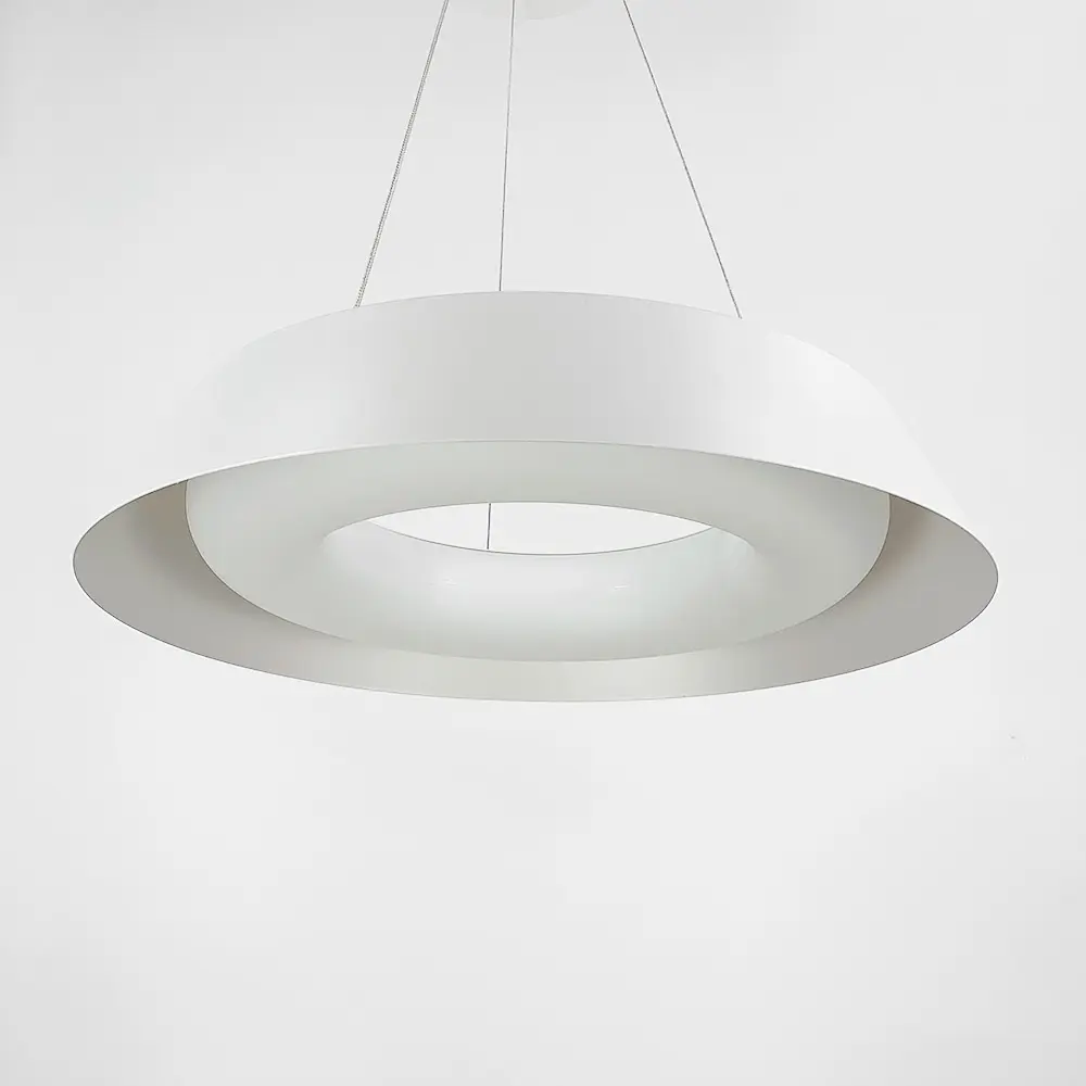 LED світильник підвісний круглий в білому корпусі Line.F 12104 P-500 P WT - фото 7