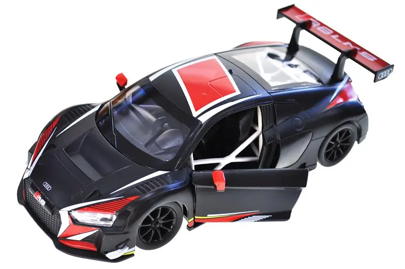 Іграшкова машинка гоночна Audi R8 LMS 1:24 Автопром світлозвукові ефекти металева 68262A(B), кор. 24,5x12см - фото 3