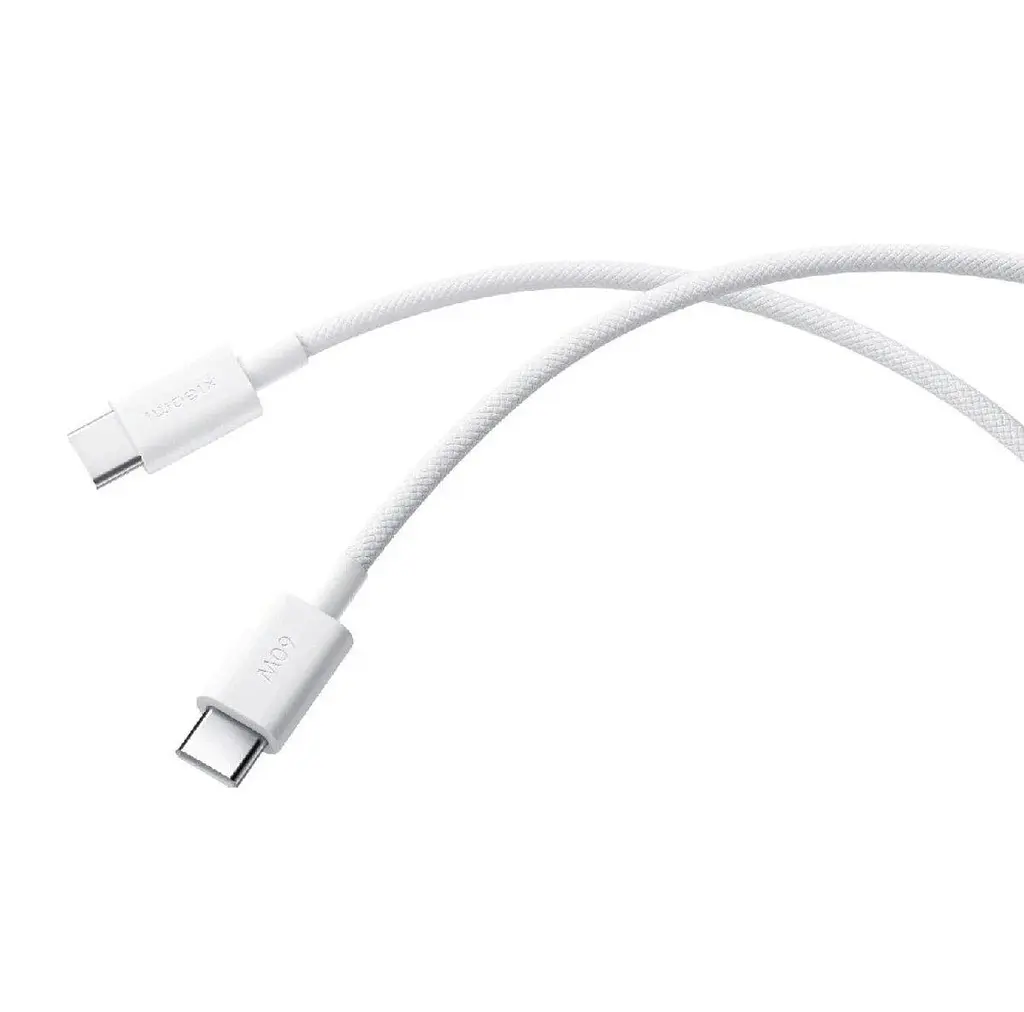 Кабель Xiaomi Braided Cable Type-C to Type-C 3A 1m BHR0878GL White - фото 4