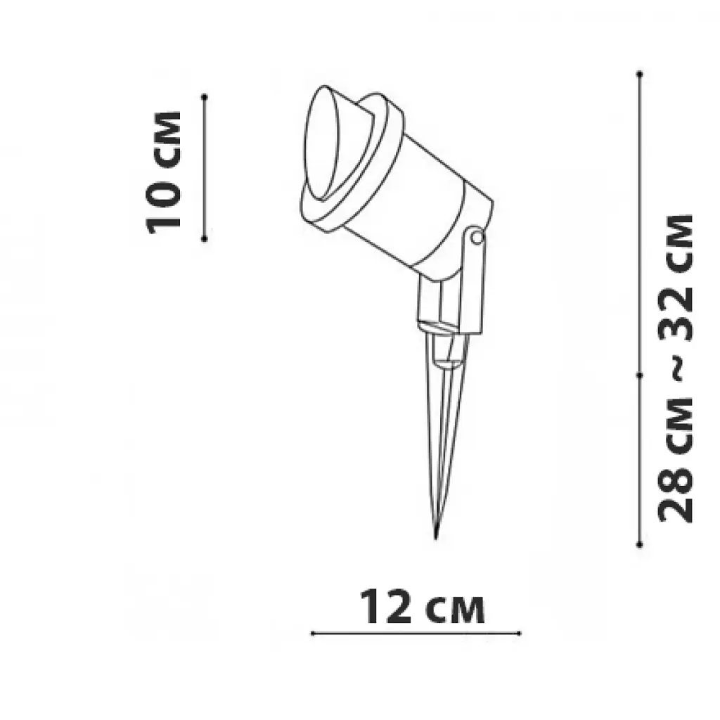 Вуличний світильник Friendlylight Bush FL7000 - фото 4