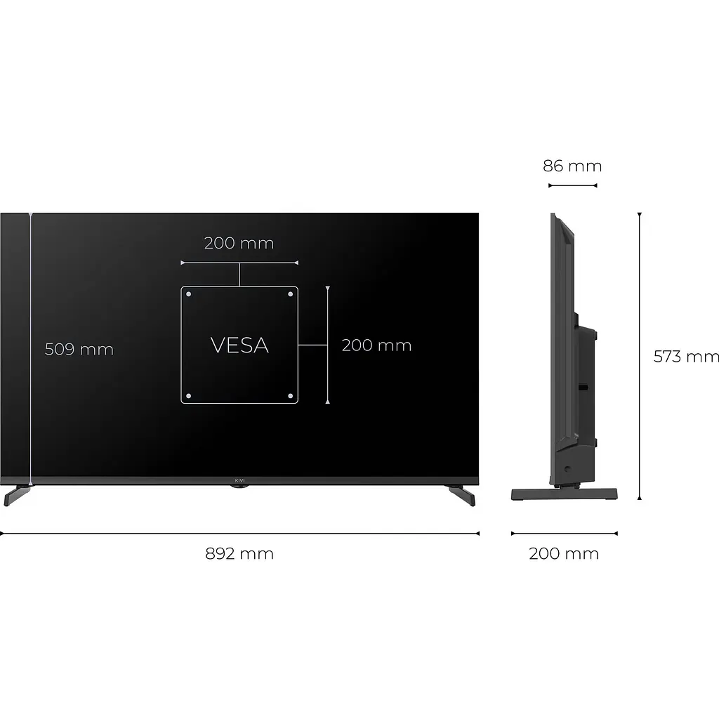 Телевизор Kivi F720Q 40'' QLED FHD (40F720QB) [144534] - фото 5