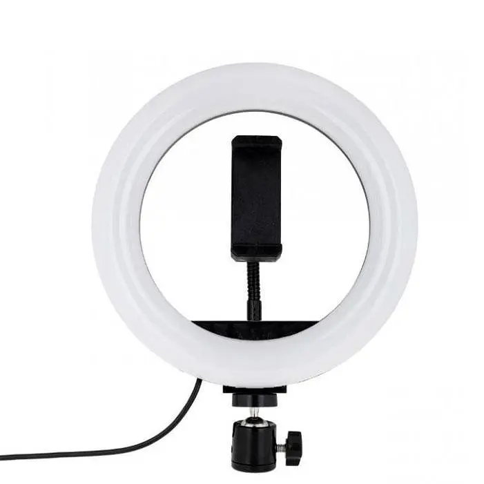 Світлодіодне кільце для селфі 20 см "LED RGB MJ20", кругла лампа для селфі від USB (селфі лампа) (ST) - фото 3