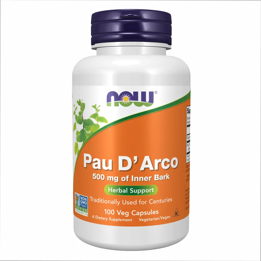 Натуральні добавки Pau D' Arco 500mg - 100 vcaps