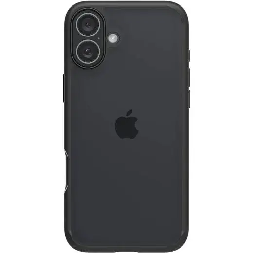 Прозрачный чехол Spigen Ultra Hybrid Matte Black для iPhone 16 (ACS08201) - фото 4