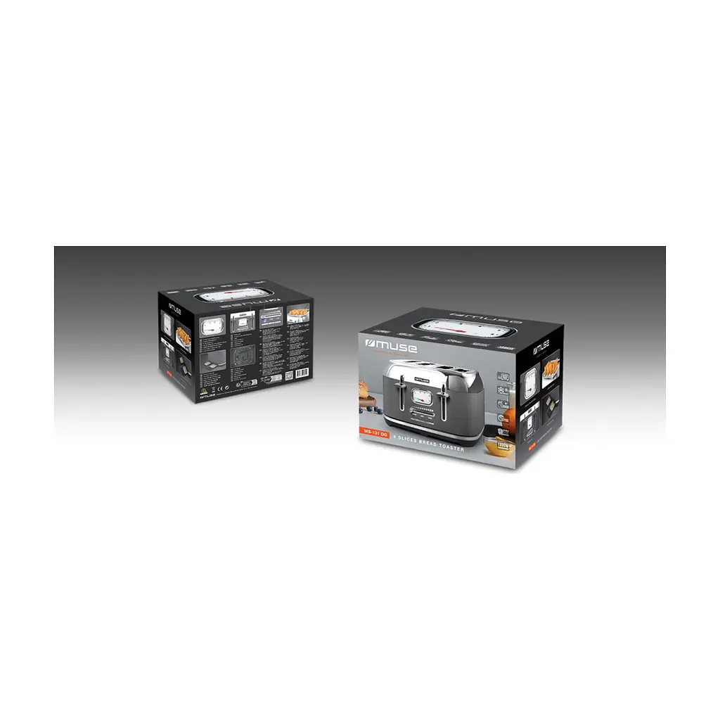 Тостер Muse MS-131 DG - фото 4