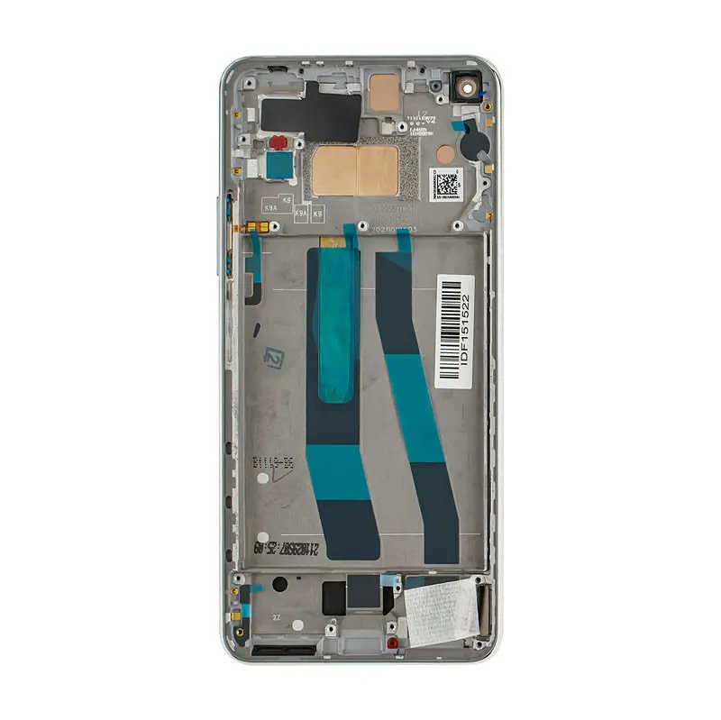 Дисплей для смартфона Xiaomi 11 Lite 5G NE 11T Lite (2021) серебристый (в сборе с тачскрином)(с рамкой)(Service) - фото 2