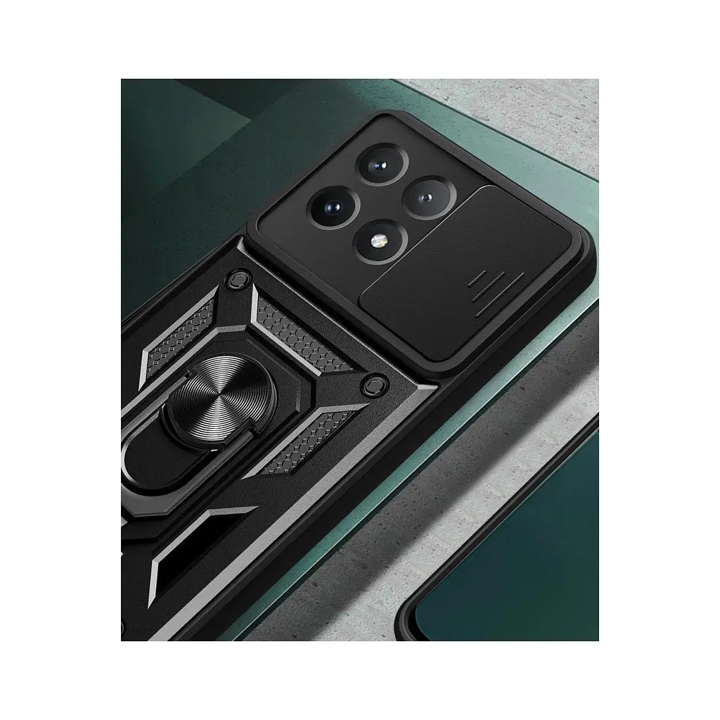 Чохол до мобільного телефона BeCover Military Poco X6 Pro Black (711157) - фото 5