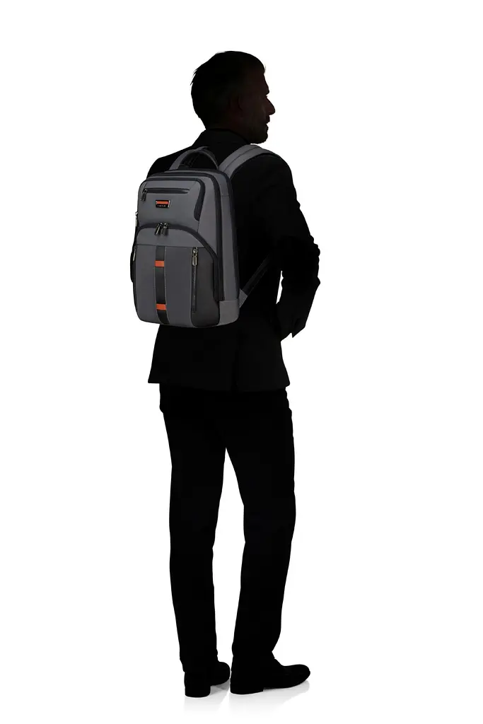 Рюкзак 14,1" Samsonite URBAN-EYE GREY/COGNAC 41x28x16 KO1*08006 - фото 9