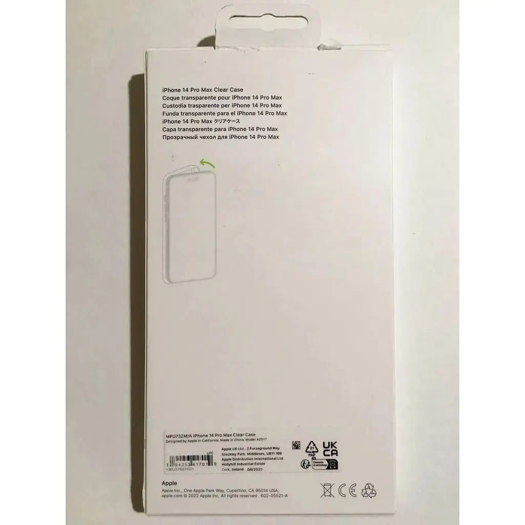 Оригінальний протиударний чохол Apple Clear Case MagSafe для iPhone 14 Pro Max (6.7") Прозорий (MPU73ZM/A) - фото 5