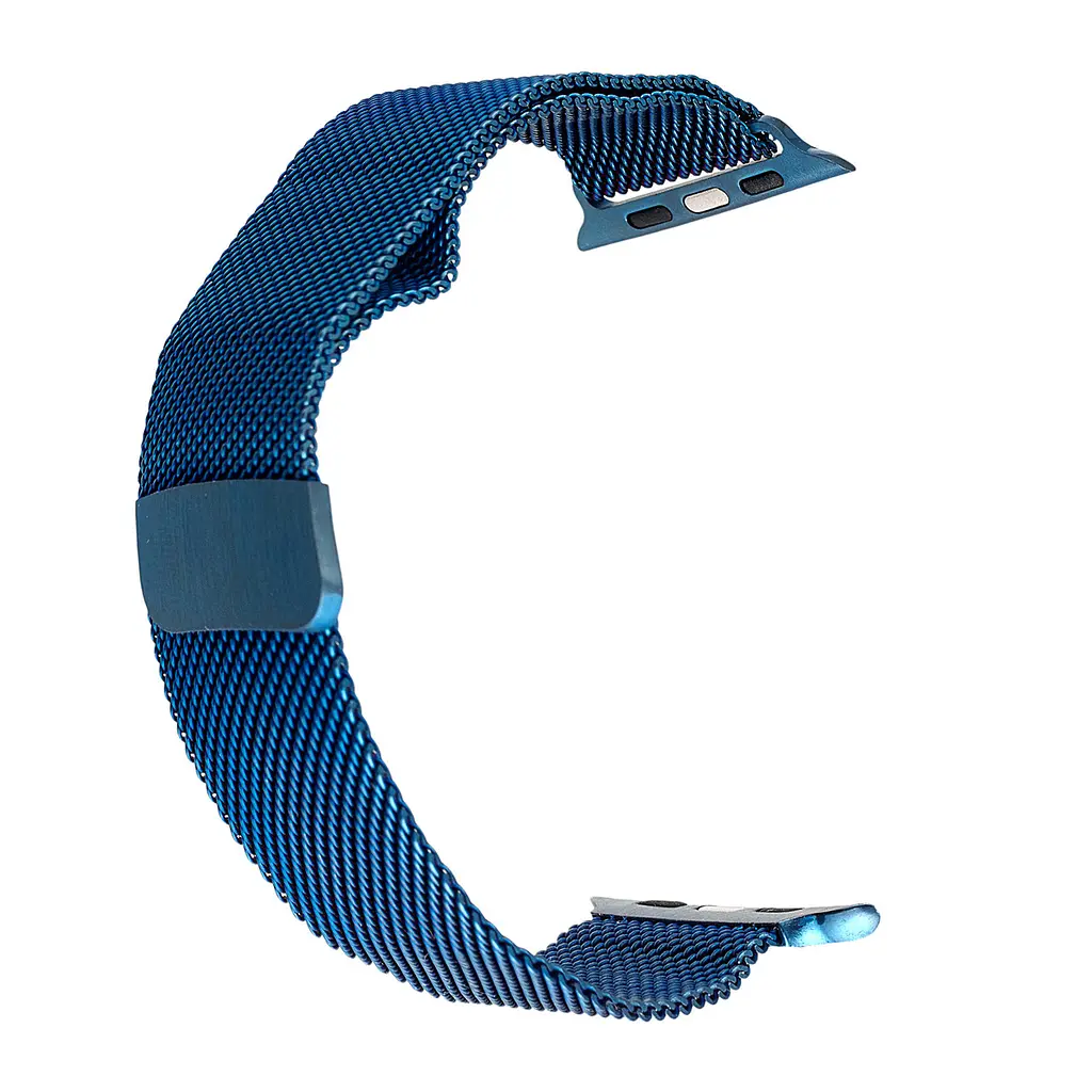 Ремінець Apple Watch Міланська Петля 42/44/45/46/49 mm Синій - фото 2