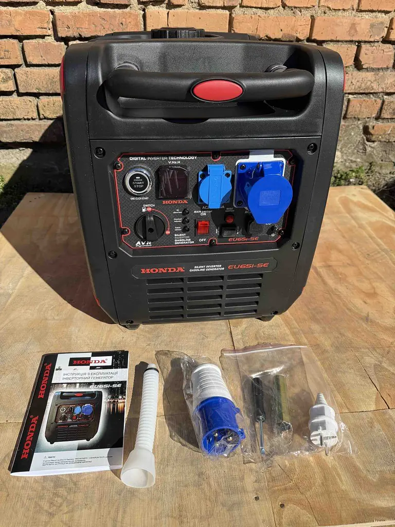 Інверторний бензиновий генератор-валіза з колесами Honda EU65i-SЕ 6.0/6.5 кВт + електростартер - фото 3