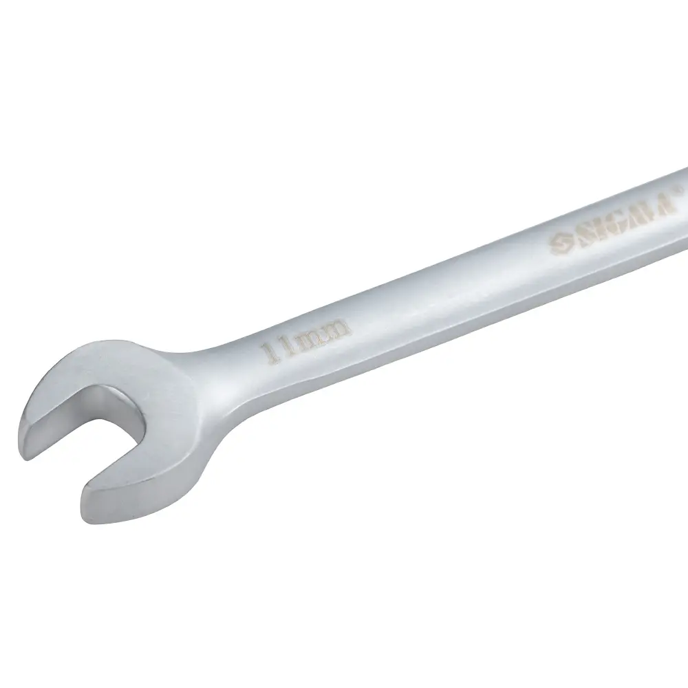 Ключ ріжково-накидний Sigma з трещіткою 11 мм CrV satine (6022111) - фото 2