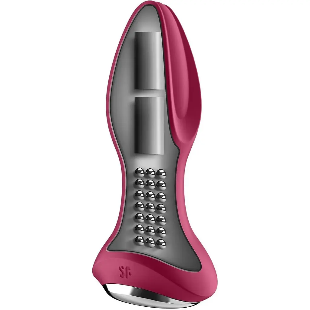 Анальна смарт вібропробка із перлинним масажем Satisfyer Rotator Plug 2+ Violet - фото 3