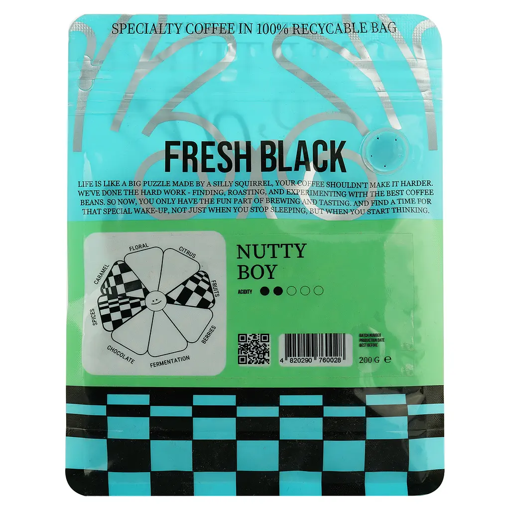 Кава спешелті Fresh Black blend Nutty Boy 200 г - фото 3