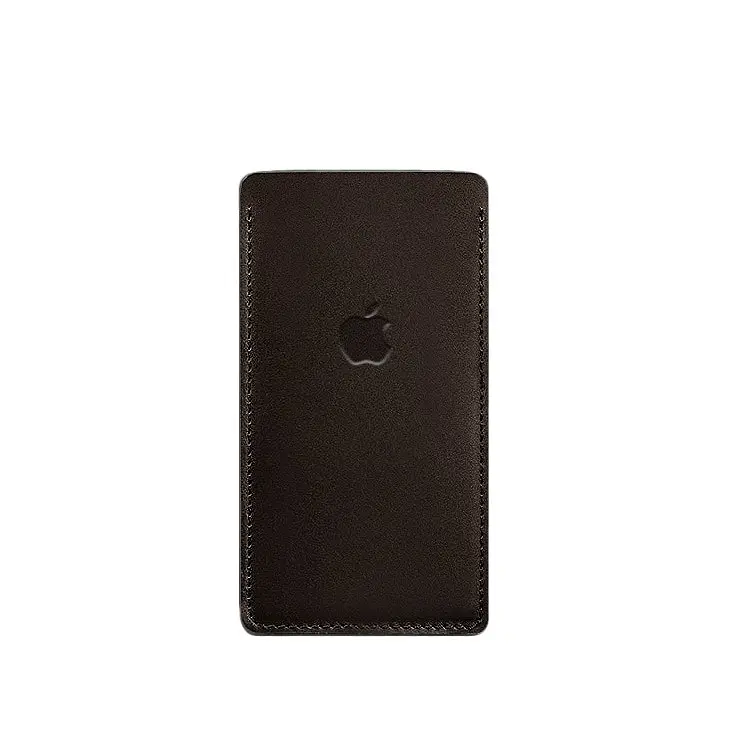 Кожаный чехол для iPhone 13 Темно-коричневый Краст - фото 5