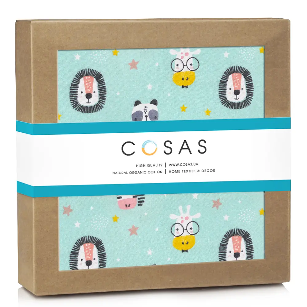 Фланелеві пелюшки 80х100 ANIMALS CS1 COSAS (4822052216163)