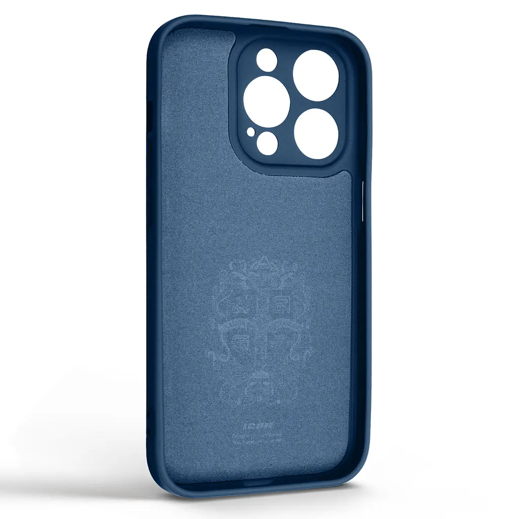 Силиконовый чехол для Apple iPhone 14 Pro, Icon Ring, синий, панель-накладка, с кольцом-подставкой на 360°, противоударный, возможность использования магнитных держателей, ArmorStandart (ARM68709) - фото 2