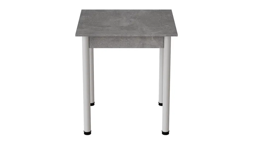 Стіл кухонний Ferrum-decor Агата 75x70x70 Білий ДСП Бетон 16мм (FRD-105555) - фото 4