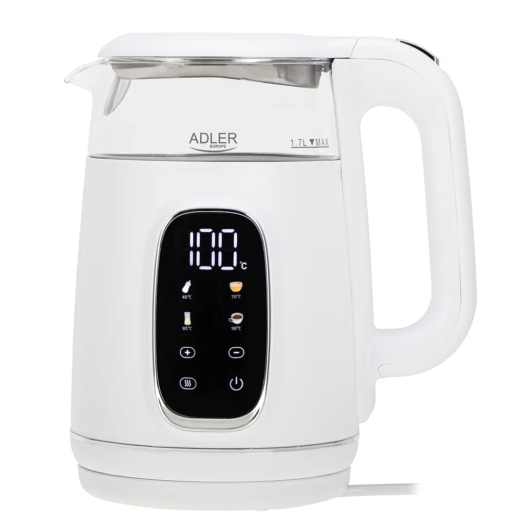 Електрочайник Adler AD 1305 WS 1.7 л Білий (118466576)