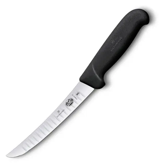 Кухонний ніж Victorinox Fibrox Boning лезо 15см ріфл. з чорн. ручкою