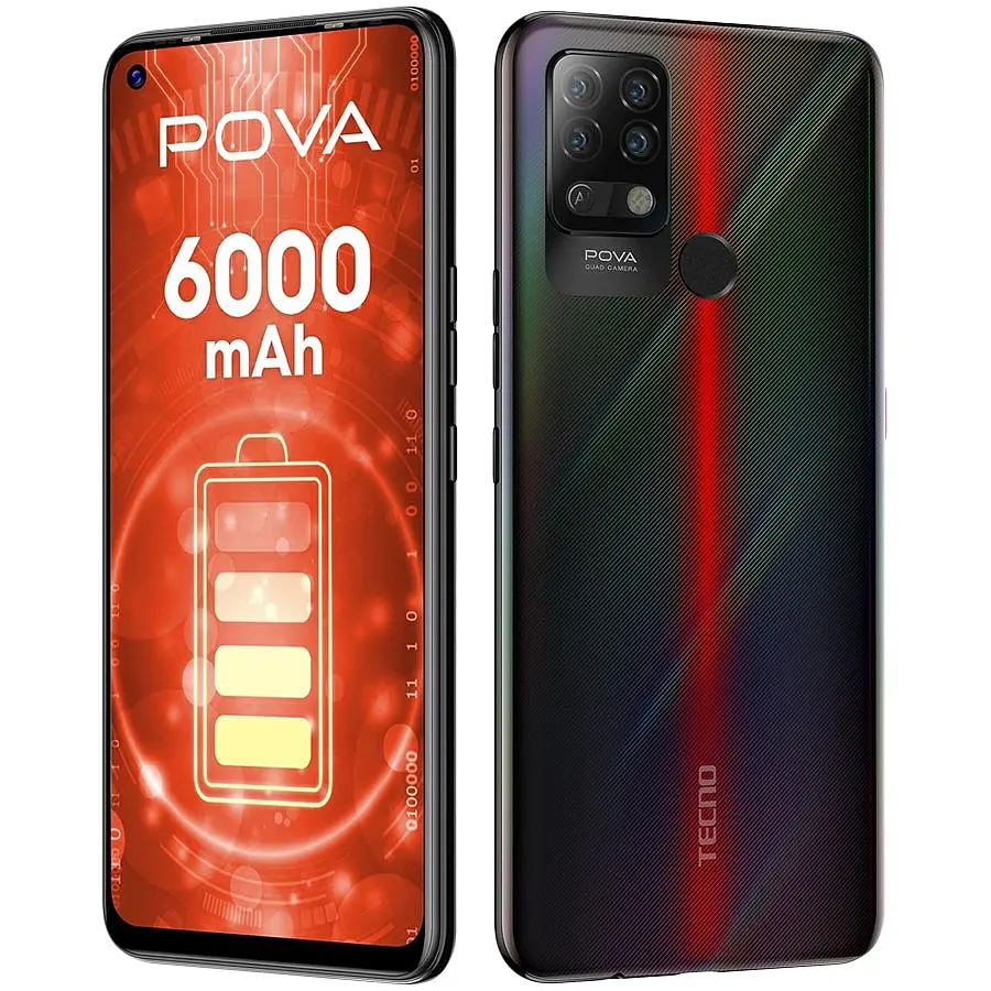 TECNO Pova 128 ГБ Dazzle Black (Grade C) Seller Refurbished - фото 2