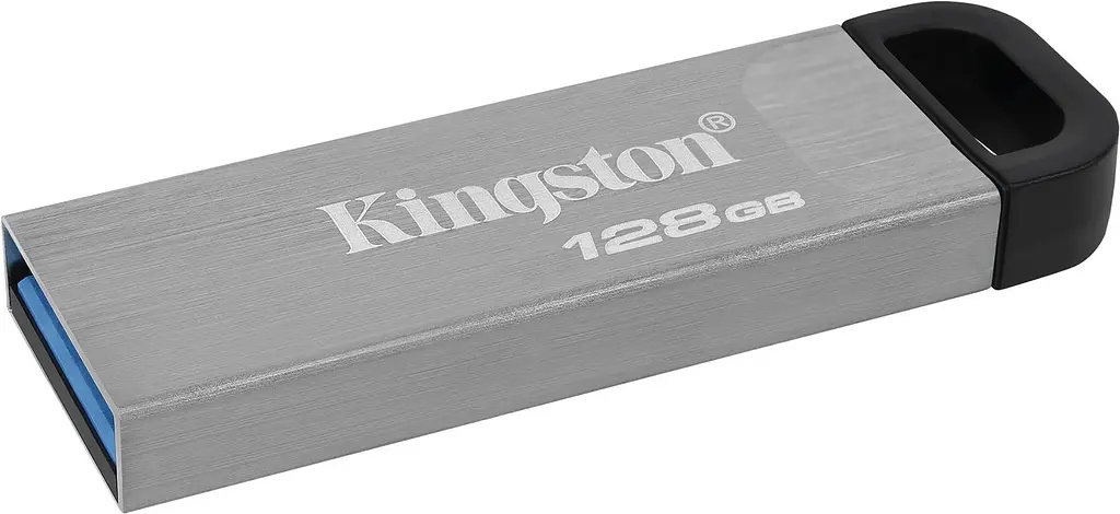 USB Flash накопичувач Kingston 128GB DataTraveler Kyson USB 3.2 silver/black (DTKN/128GB) - фото 2