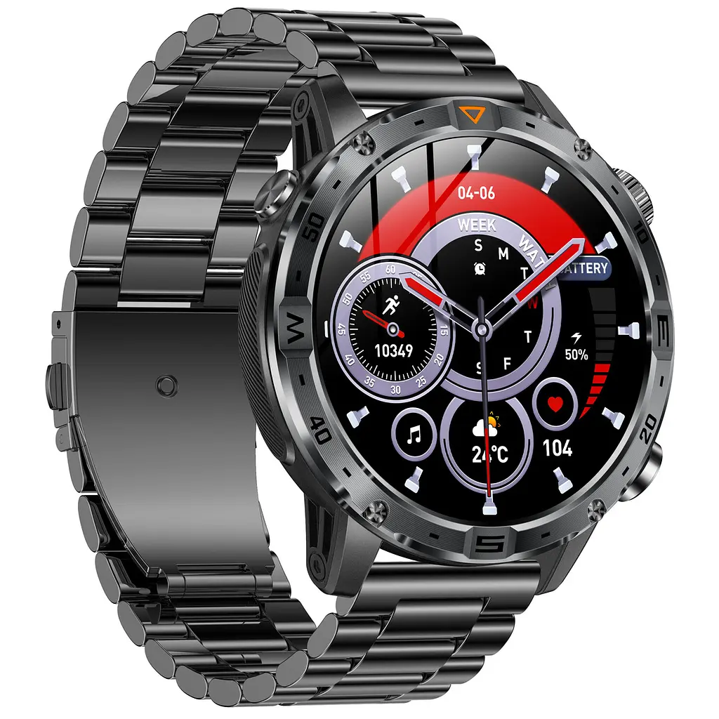 Годинник Smart Fire Steel з компасом, 2 ремінці - фото 3
