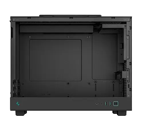 Корпус DeepCool CH160 PLUS Black без БЖ Mini Tower MicroATX / Mini ITX 1xType-C / 2xUSB 3.0 макс. CPU - 164 мм / GPU - 342 мм бічна панель із загартованого скла (R-CH160-BKNGM0-G) - фото 5