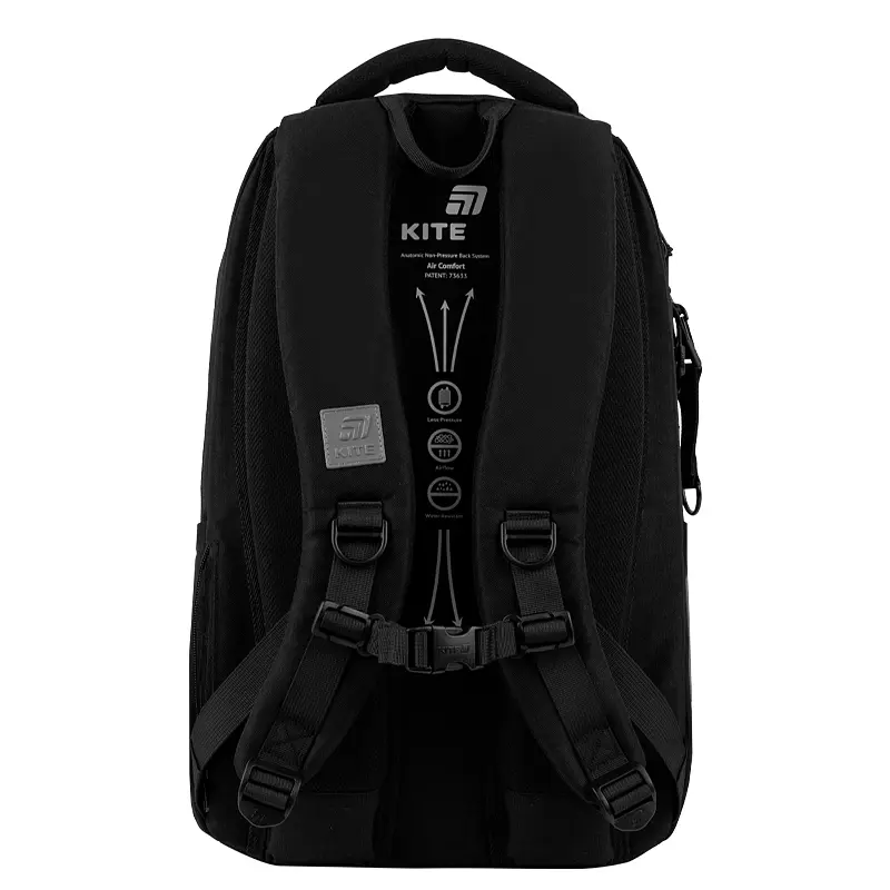 Рюкзак для старшої школи Kite Education teens 2578L Fearless Чорний (K26-2578L) - фото 6