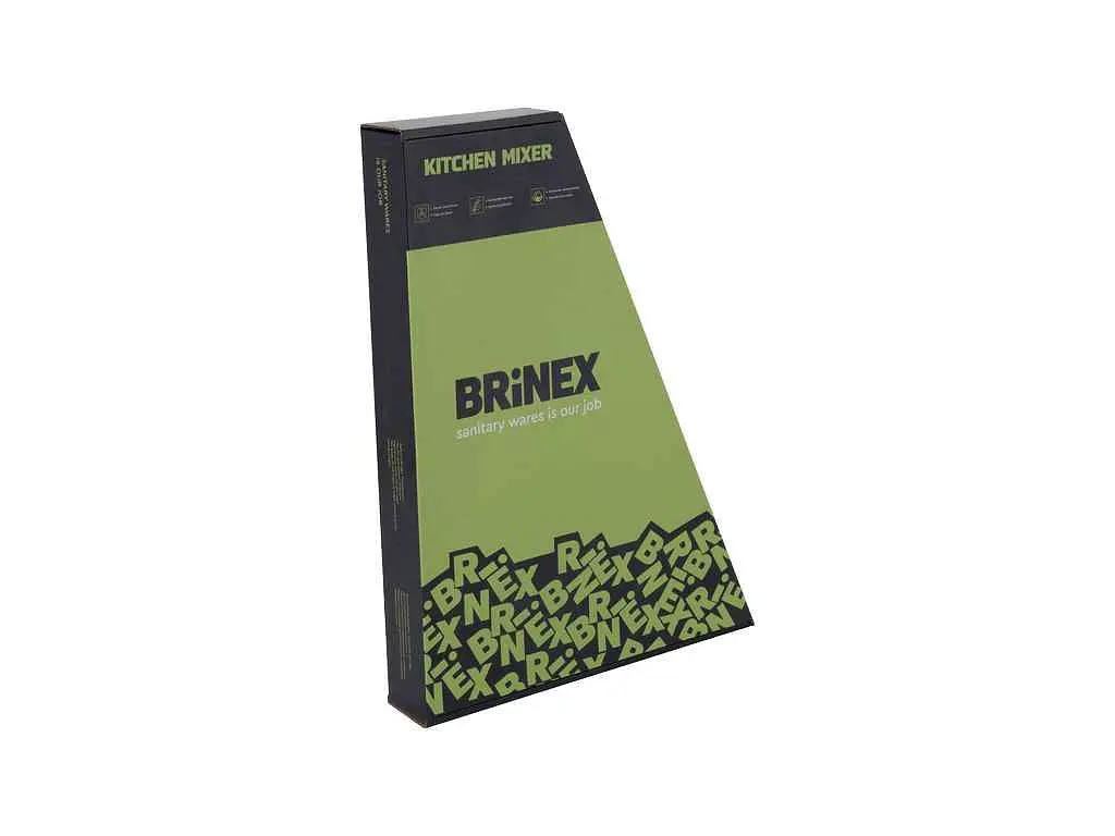 Змішувач Brinex на мийку графіт Pure 015F (k35) BRIPUR015FGRP - фото 6