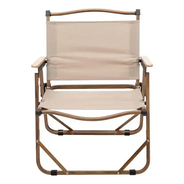 Стілець для кемпінгу складаний Lugi з алюмінієвим каркасом бежевий HP-SY-1 - фото 2